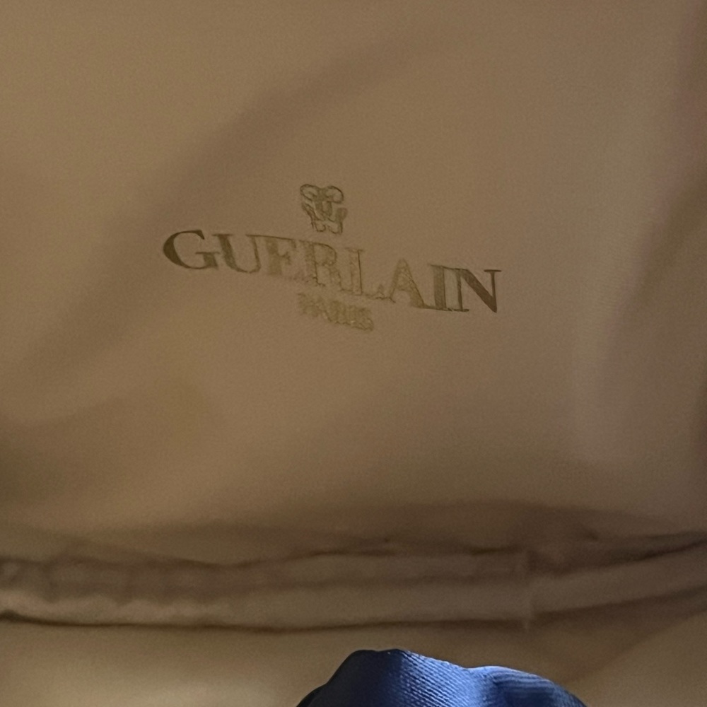 GUERLAIN Paris Pouch + Satin Scrunchie Jewelry OR Cosmetic Pouch w/handles NEW - Picture 4 of 6